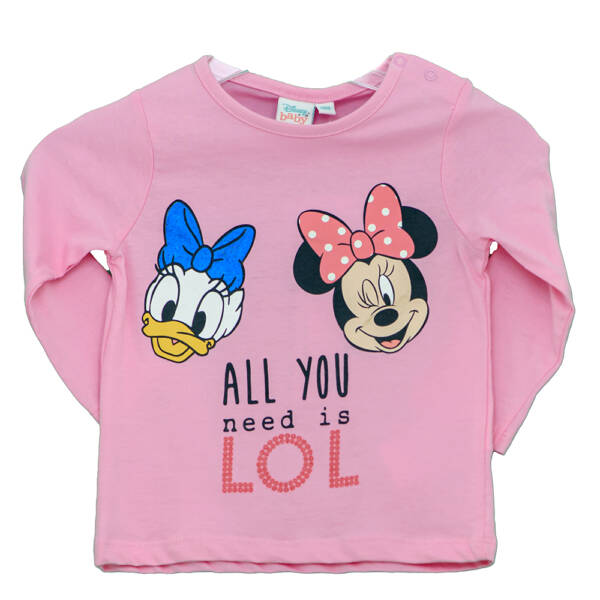 Βρεφική μπλούζα μακό για κορίτσι με Daisy και Minnie της Disney.