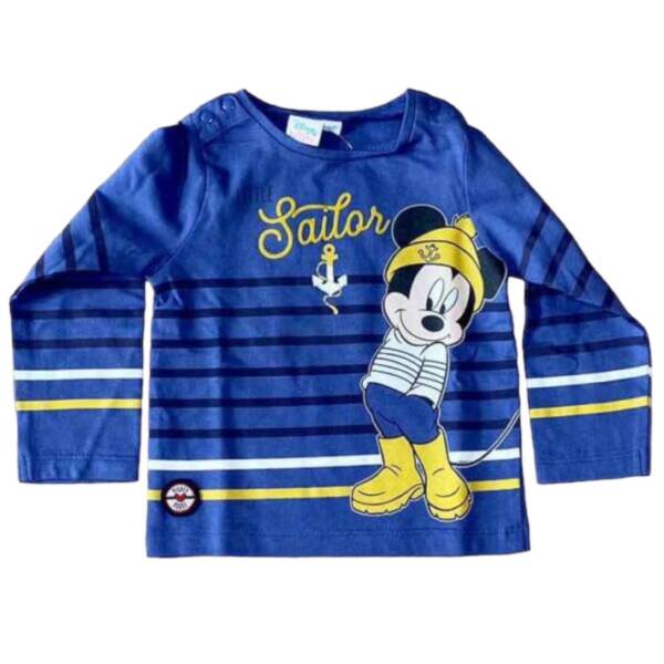 Βρεφική μπλούζα για αγόρι με τον Mickey Sailor της Disney - Μπλε