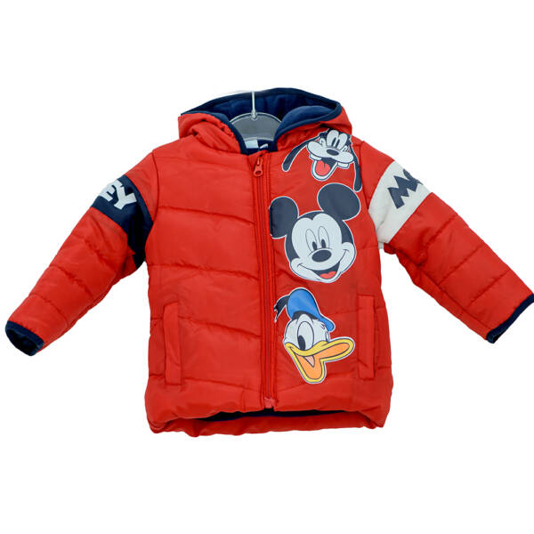 Βρεφικό μπουφάν για αγόρι με Mickey, Goofy & Donald της Disney