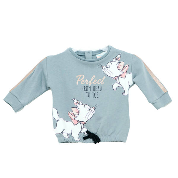 Βρεφική μπλούζα μακό για κορίτσι με Aristocats της Disney