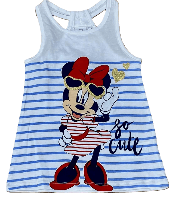 Παιδικό φόρεμα για κορίτσι με την Minnie από την Disney - Λευκο