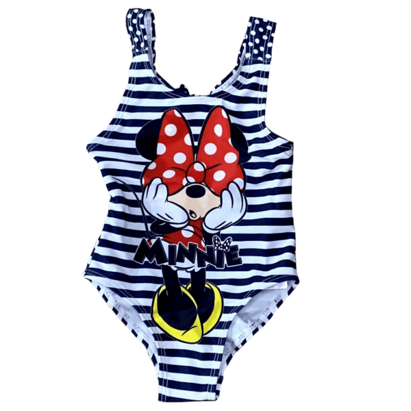 Βρεφικό ολόσωμο μαγιό για κορίτσια με την Minnie από την Disney μπλε