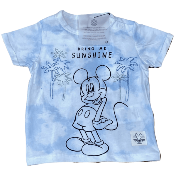 Βρεφικο Σετ Μπλουζα - Σορτς για αγόρι με Mickey Sunsine της Disney - Image 2