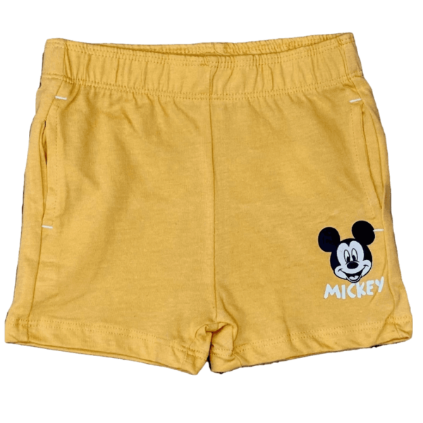 Βρεφικο Σετ Μπλουζα - Σορτς για αγόρι με Mickey Sunsine της Disney - Κίτρινο - Image 2