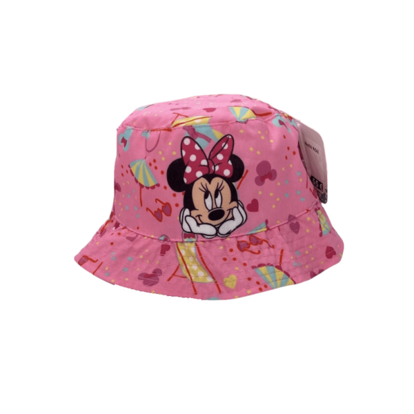 Βρεφικό καπέλο Bucket για κορίτσι με την Minnie της Disney - Ροζ