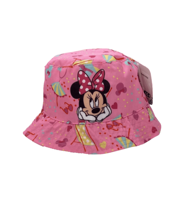 Βρεφικό καπέλο Bucket για κορίτσι με την Minnie της Disney - Ροζ