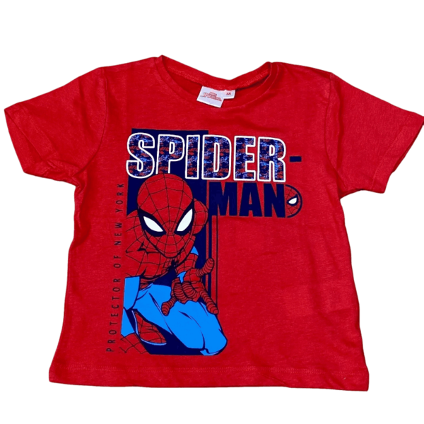Spiderman Παιδική μπλούζα κοντομάνικη για αγόρι με Spiderman Protector NY