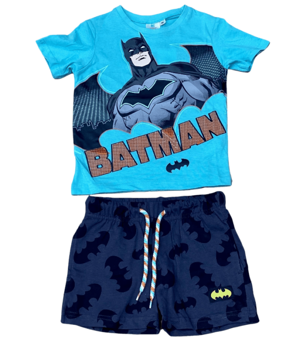 Παιδικό Σετ Μπλουζα - Βερμούδα για αγόρι με Batman και νυχτερίδες της marvel