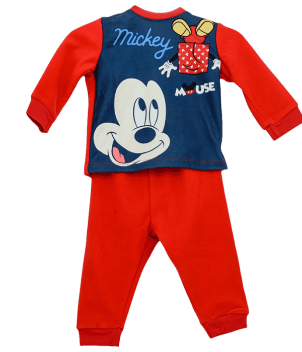Βρεφική πιτζάμα φλις για αγόρι με τον Mickey της Disney