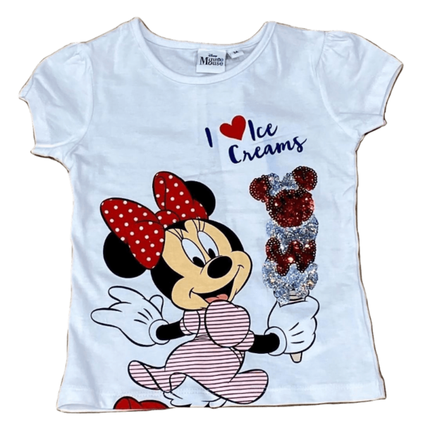 Σετ Μπλουζα - Σορτς για κορίτσι με Minnie ice cream της Disney - Image 2