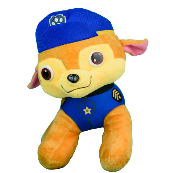 Λούτρινο paw patrol μεσαίου μεγέθους με τον Chase ύψους 30 εκ.