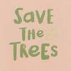 Παιδική μπλούζα για κορίτσι με στάμπα "save the trees"  και glitter - AΚO - Image 2