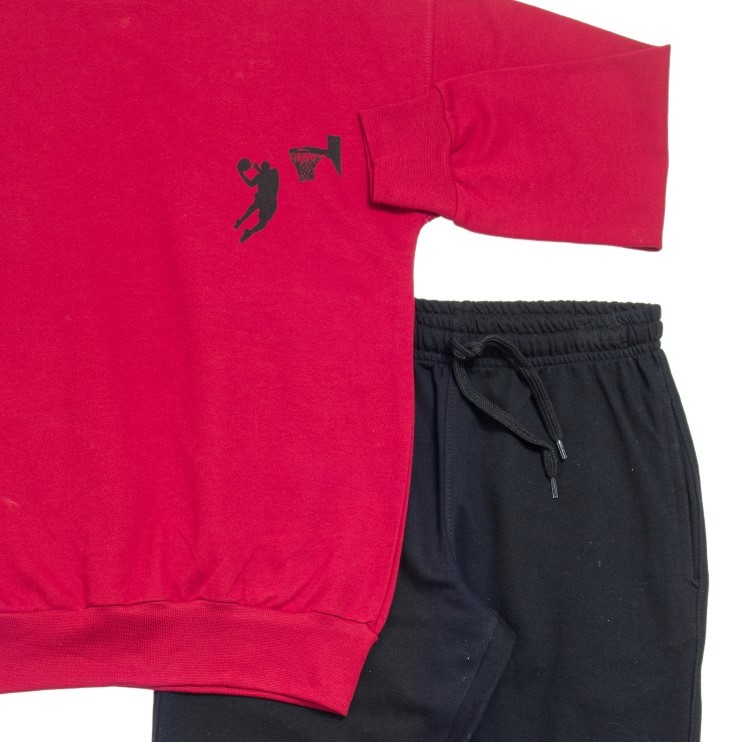 Παιδικό σετ φόρμας για αγόρι κόκκινο basketball (Funky) Παιδικό σετ φόρμας για αγόρι κόκκινο basketball (Funky) - Image 3