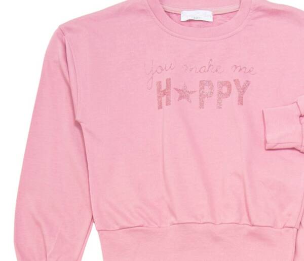 Παιδικό σετ φόρμες φούξια  για κορίτσι "Happy" (Funky) - Image 2