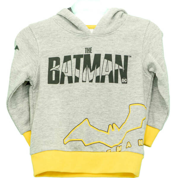 Batman Παιδικό φούτερ με κουκούλα για αγόρι Γκρι