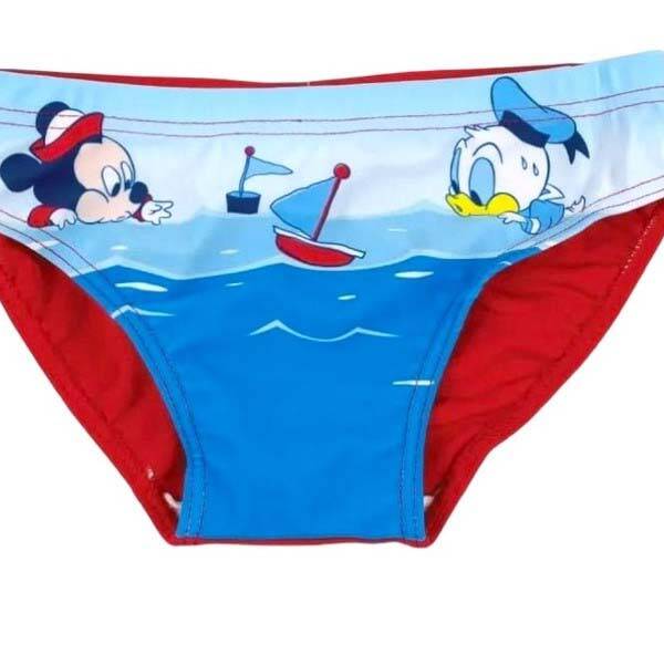 Βρεφικό μαγιό σλιπ Mickey and Donald Κόκκινο