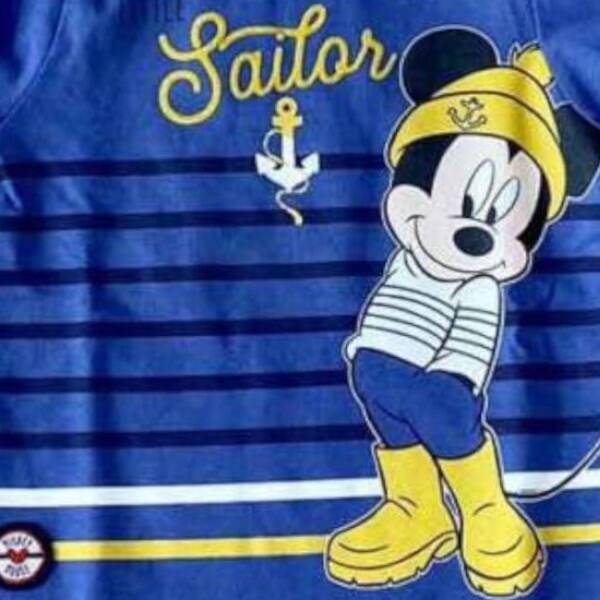 Βρεφική μπλούζα για αγόρι με τον Mickey Sailor της Disney - Μπλε - Image 2