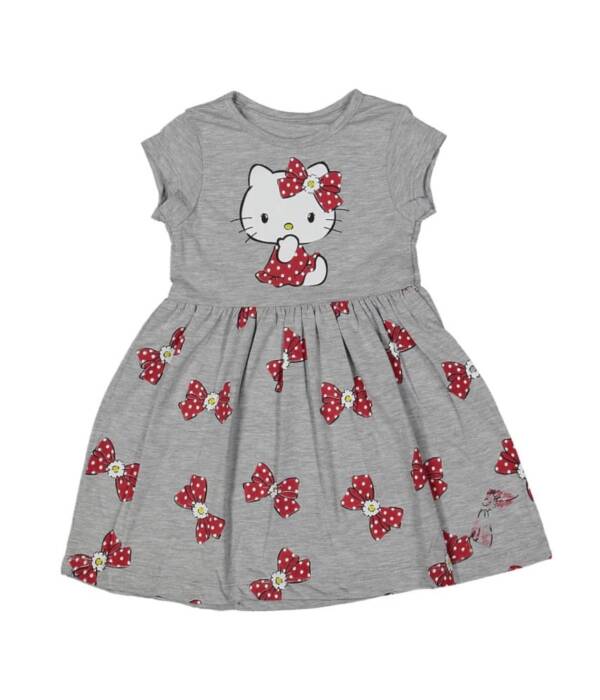 Παιδικό φόρεμα για κορίτσι Hello Kitty Γκρι
