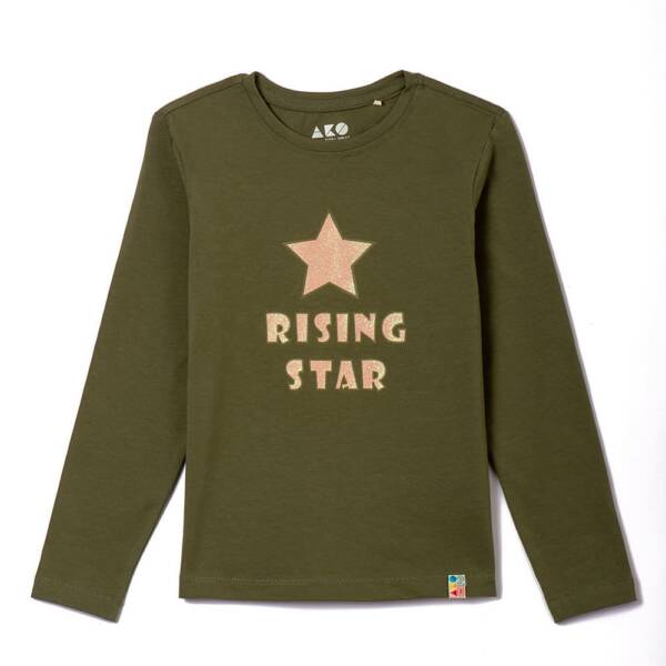 Παιδική μπλούζα μακρυμάνικη για κορίτσι | Rising Star AKO