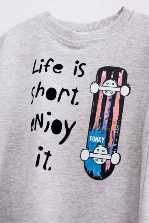 Παιδικό σετ φόρμας για αγόρι “skateboard” Funky 2-6 - Image 3