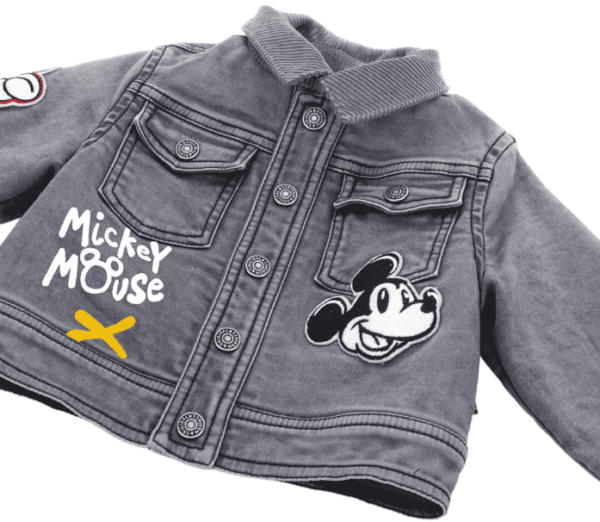 Βρεφικό Μπουφάν Jeans Για Αγόρι Με το Mickey 3-36 Μηνών (Original Marines) - Image 3