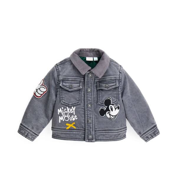 Βρεφικό Μπουφάν Jeans Για Αγόρι Με το Mickey 3-36 Μηνών (Original Marines)