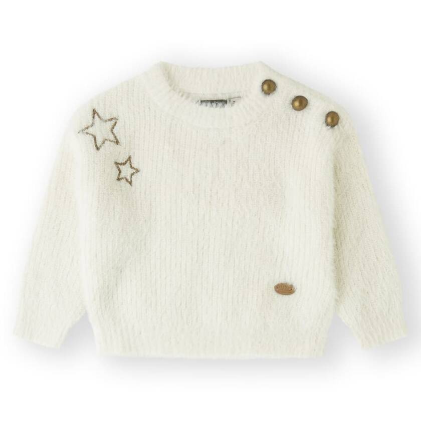 Βρεφικό Πουλόβερ για Κορίτσι Λευκό Canada 12-36