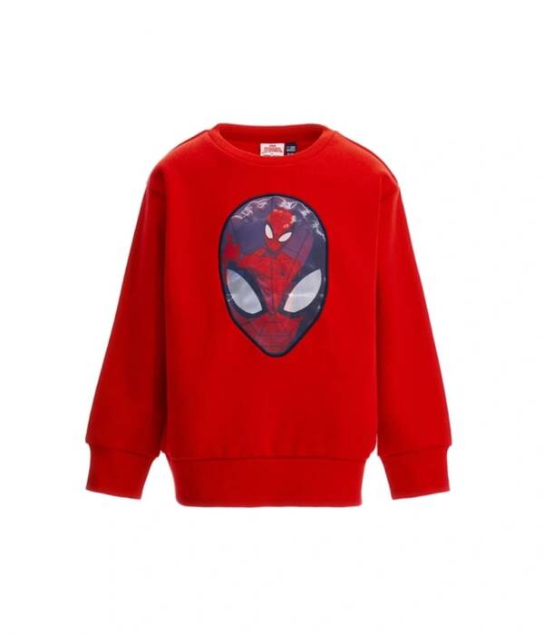 Παιδικό Φούτερ κόκκινο για Αγόρι Spiderman 3D (Original Marines)