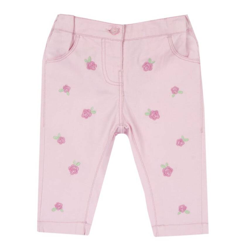 Βρεφικό Τζιν Παντελόνι Για Κορίτσι σε Ροζ Χρώμα (Chicco)