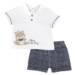 Βρεφικό σετ μπλούζα παντελόνι μακό για αγόρι από 6 μηνών έως 12 μηνών (Chicco)