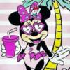 Πετσέτα θαλάσσης για κορίτσι με την Minnie  (Disney) - Image 2
