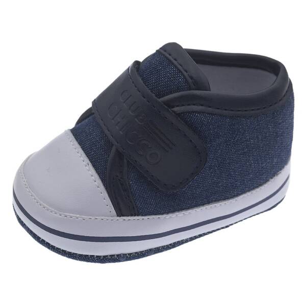 Βρεφικά sneakers αγκαλιάς σε μπλε χρώμα 17-19 (Chicco)