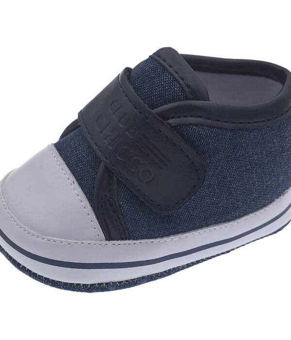 Βρεφικά sneakers αγκαλιάς σε μπλε χρώμα 17-19 (Chicco)