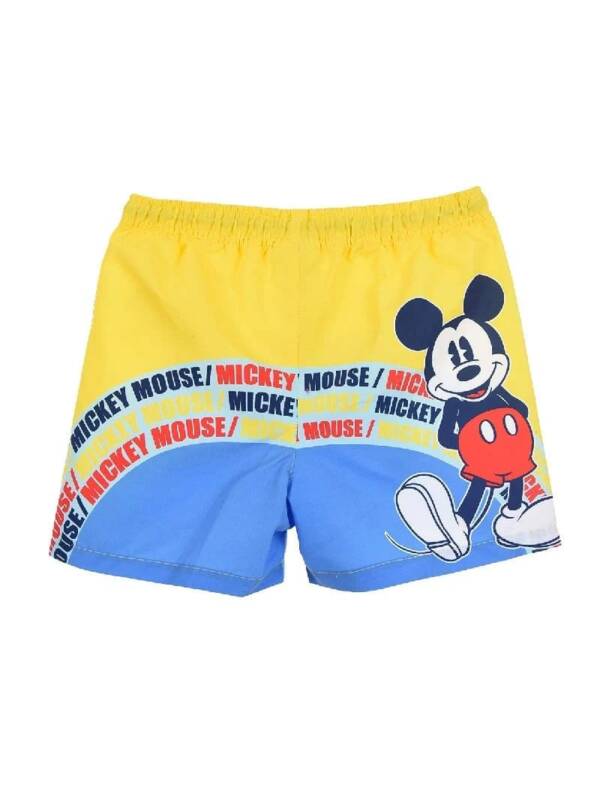 Παιδική βερμούδα μαγιό Disney Mickey για αγόρι σε κίτρινο χρώμα από 3-8 ετών - Image 2