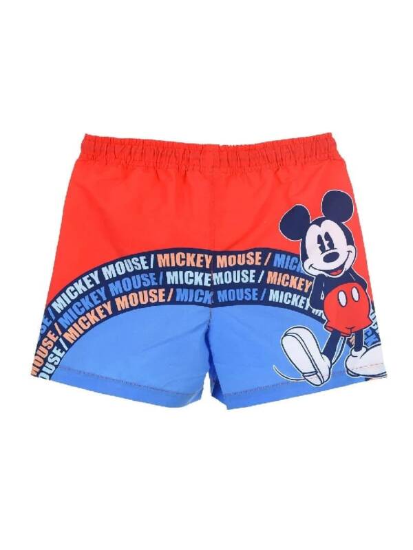 Παιδική βερμούδα μαγιό Disney Mickey για αγόρι σε κόκκινο χρώμα από 3-8 ετών - Image 2