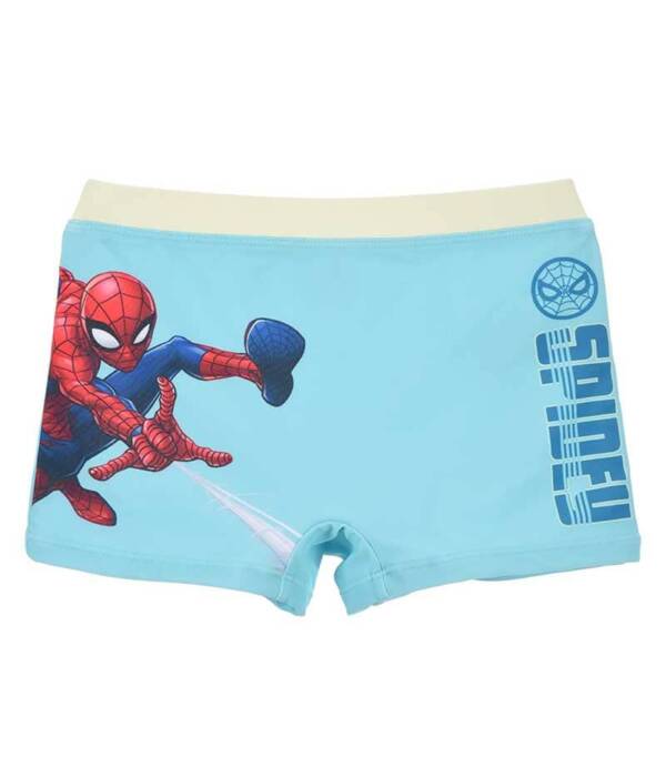 Βρεφικό μαγιό μποξερ πετρόλ με τον Spiderman για αγόρια 3-8 ετών (Marvel)