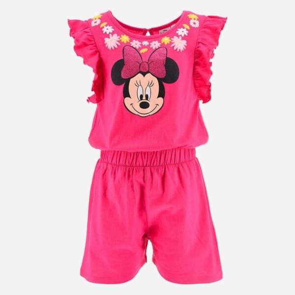 Παιδικό ολόσωμο σορτς με την Minnie σε φούξια χρώμα  (Disney)