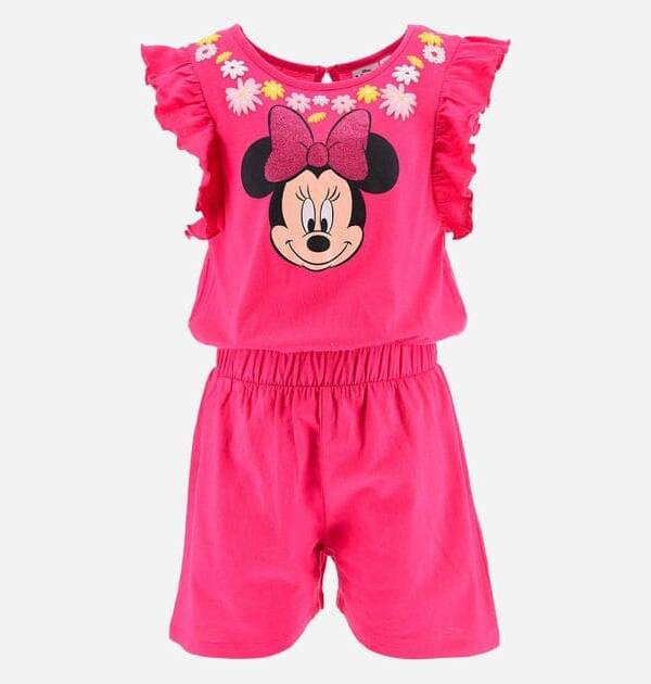 Παιδικό ολόσωμο σορτς με την Minnie σε φούξια χρώμα  (Disney)