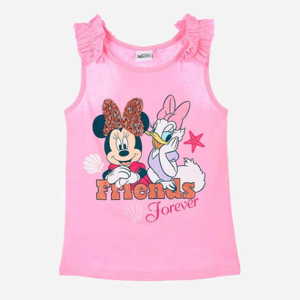 Παιδική μπλούζα για κορίτσι με την minnie και την daisy σε χρώμα ροζ από 3-8 χρονών (Disney)