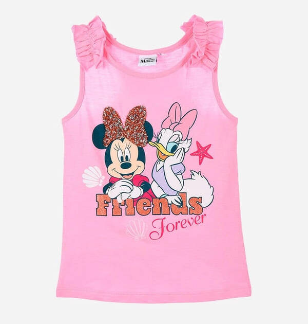 Παιδική μπλούζα για κορίτσι με την minnie και την daisy σε χρώμα ροζ από 3-8 χρονών (Disney)