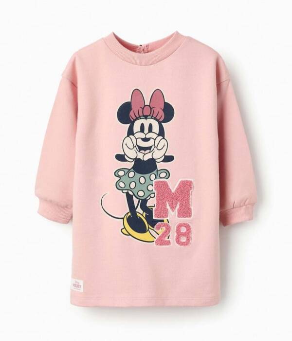Βρεφικο βαμβακερό φόρεμα με την Minnie (Zippy)