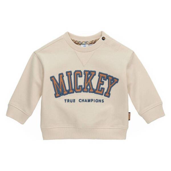 Βρεφικό Βαμβακερό Φούτερ για Aγόρι με τον Mickey σε μπεζ χρώμα (Original Marines)