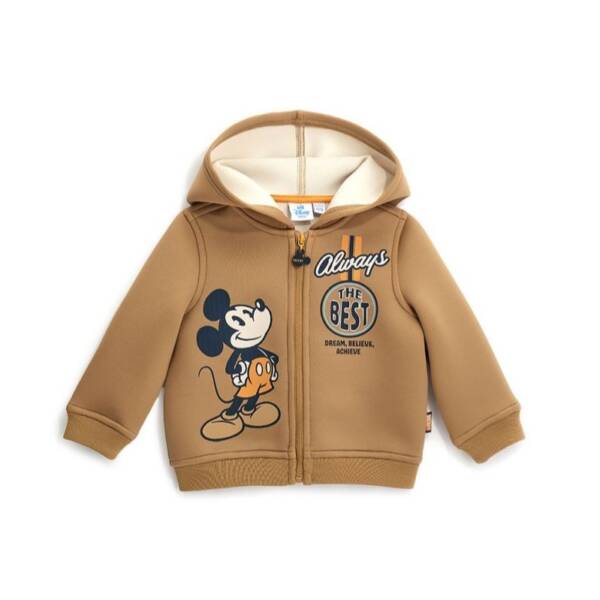 Βρεφική Ζακέτα για Aγόρι με τον Mickey σε μουσταρδι χρώμα (Original Marines)