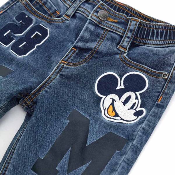 Βρεφικό Jeans Για Αγόρι Με το Mickey 3-36 Μηνών (Original Marines) - Image 2