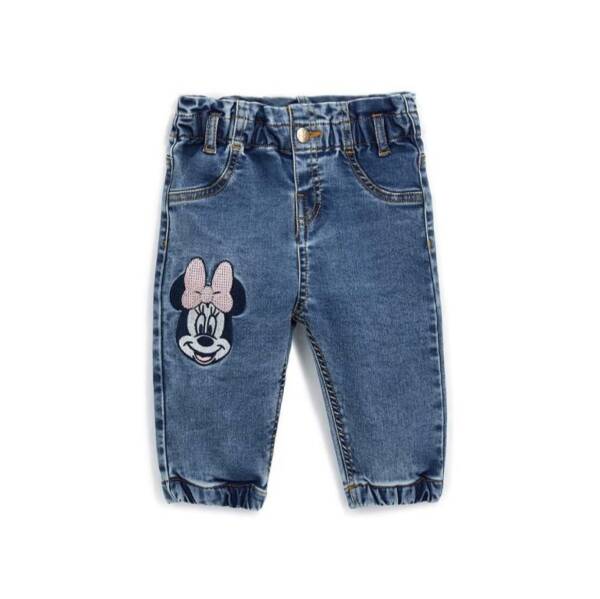 Βρεφικό Jeans Για Κορίτσι Με την Minnie 3-36 Μηνών (Original Marines)