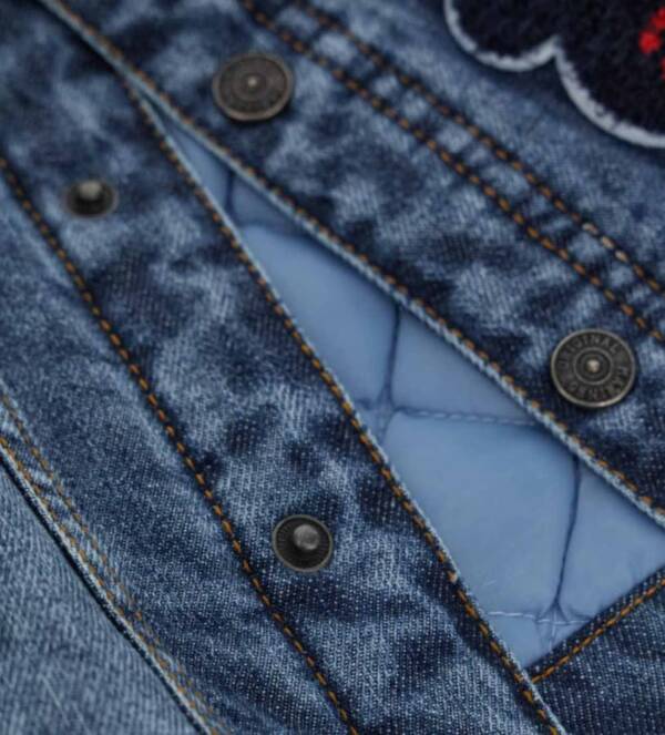 Βρεφικό Μπουφάν Jeans Για Αγόρι Με το Mickey 3-36 Μηνών (Original Marines) - Image 2