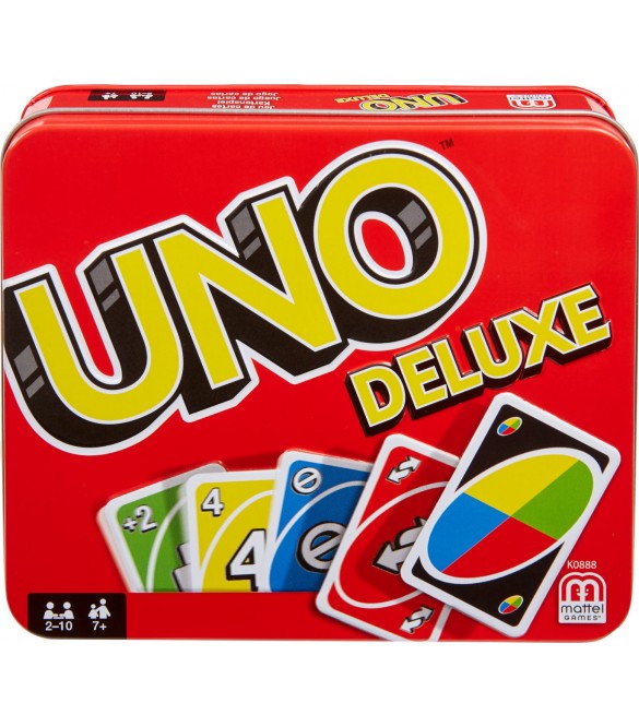 Επιτραπέζιο Uno Deluxe Παιχνίδι Καρτών (K0888)